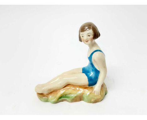 Mintons Art Deco model of Mary by R. BradburyIn good condition with just some minor enamel wear to the top of the head.