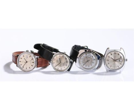 Timex wristwatches, four examples to include Electronic, Automatic, Quartz and another automatic, (4)