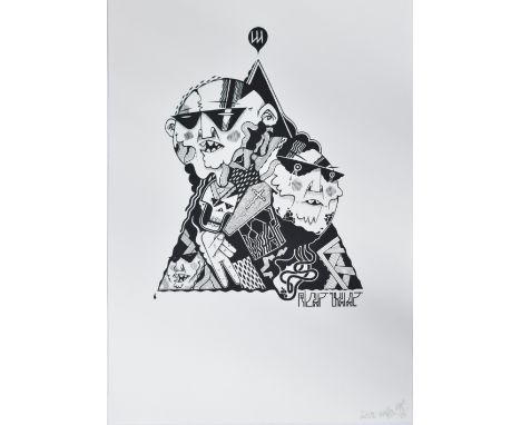 RichT (British)
Triangulators, 2009
Screen Print&nbsp;
Signed, dated and numbered 19/25 in pencil
53 x 38 cm (21 x 15 in)

Or