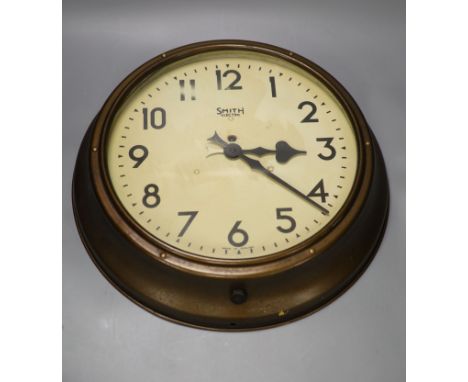A Smith electric dial clock, 40cm diameter