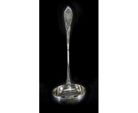 Polish - Large Silver Ladle. c.1920's. Silver Marks for Warsaw, Silver Purity 800. 12 Inches In Length. 7 ozs - 6 grams. 