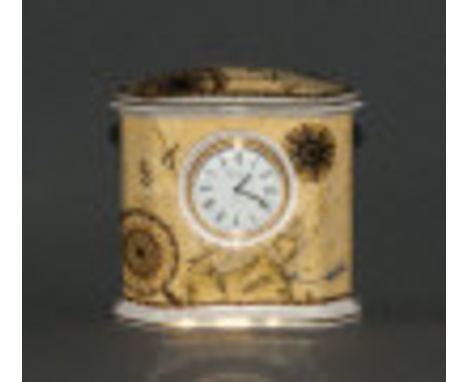 Wedgwood Ceramics - Small Table Clock. 3.5 x 3.5 Inches. Mint Condition. 
