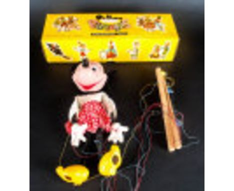 Pelham Handmade Puppet 'Minnie Mouse' complete with original box. In good condition.