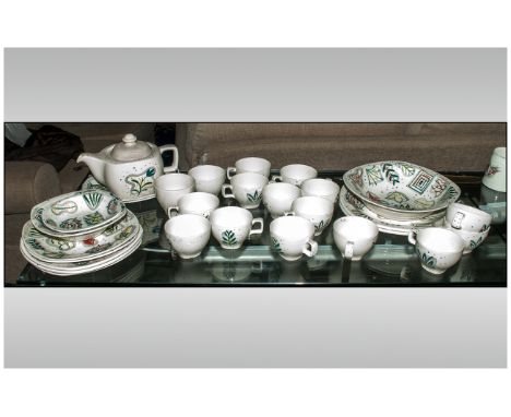 Collection of Midwinter Primavera, (27) assorted pieces, c 1954, Stylecraft shape.