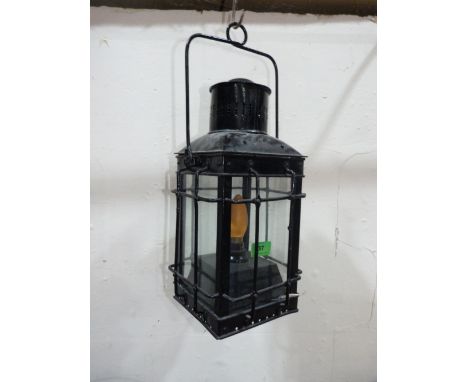 A steel lantern