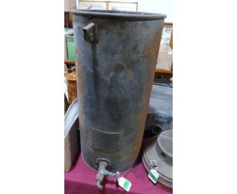 A stationary engine petrol tank