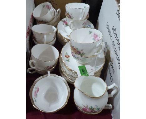 A Coalport June Time part tea service comprising 41 pieces