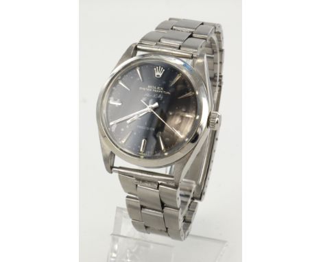 Rolex Oyster Perpetual Air-King Precision stainless steel cased gents wristwatch, ref 5500, serial 1553xxx, circa 1967. The g