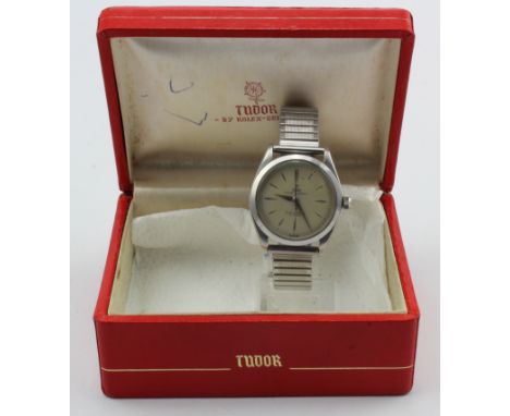 Gents stainless steel cased Tudor (Rolex) Oyster "Elegante" wristwatch circa 1960, marked between the lugs "327369" &amp; "79