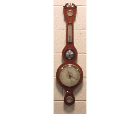 A 19th century wheel barometer  