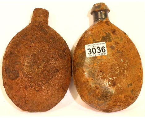 Two Imperial German WWI relic canteens. P&amp;P Group 2 (£18+VAT for the first lot and £3+VAT for subsequent lots) 