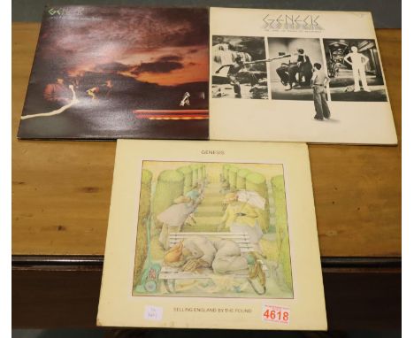 Three Genesis albums; Lamb Lies Down, Selling England and And Then There Were Three. P&amp;P Group 2 (£18+VAT for the first l
