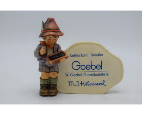 Goebel Hummel Authorized Retailer Point of Sale figure, No. 460.  In good condition with no obvious damage or restoration.