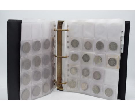 Coin album to include UK pre-decimal coinage and silver examples such as 1889 Queen Victoria coin and others.  