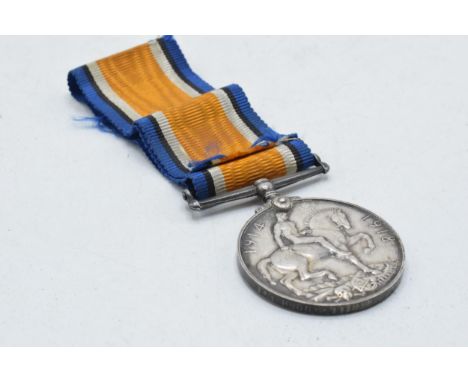 World War One silver 1914-1918 medal 55617 CPL T G COCKERILL DURH L I, with ribbon.  