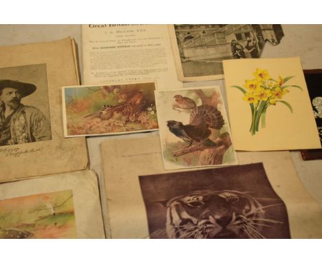 Donald Birbeck: an interesting collection of unmounted artwork to include watercolours and similar, working drawings and refe