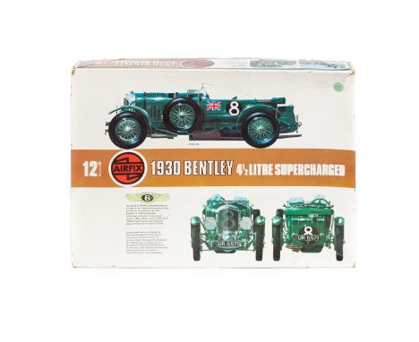 A 1970's Airfix Kit Series 20 (2001) 12th scale 1930 Ben they 41/2 Litre Supercharged. An unmade kit that appears to be compl