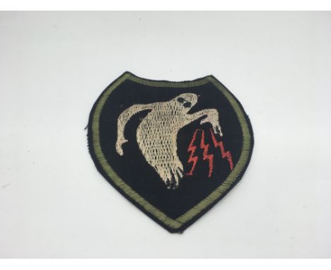 A USA Phantom "ghost" unit patch for the Inflatable tank and deception unit from post D-Day operations.