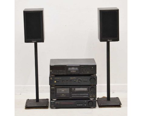 Audio equipment - Audiophile cv5600 integrated amplifier, together with Sony tc-ke400s cassette deck, st-s311 stereo tuner, A