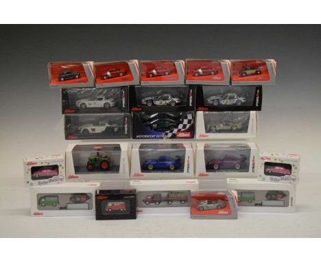 Schuco - Quantity of boxed scale model diecast vehicles to include 'Piccolo', 'Piccolo Scammler Set', 'Pro.R43' etc