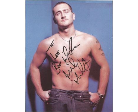  Will Mellor signed 10 x 8 colour Photoshoot Portrait Photo, from in person collection autographed at ITV Studios London 2006