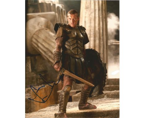 Sam Worthington signed 10 x 8 colour Clash Of The Titans Portrait Photo, from in person collection autographed at London Prem