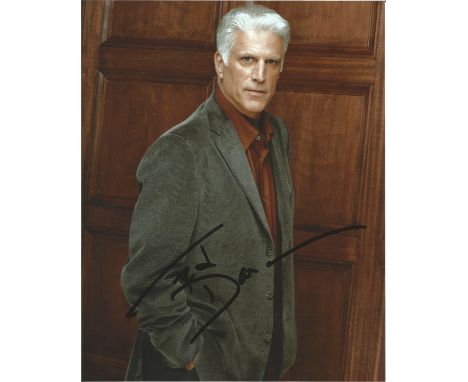  Ted Danson signed 10 x 8 colour Photoshoot Portrait Photo, from in person collection autographed at ITV Studios London 2008.