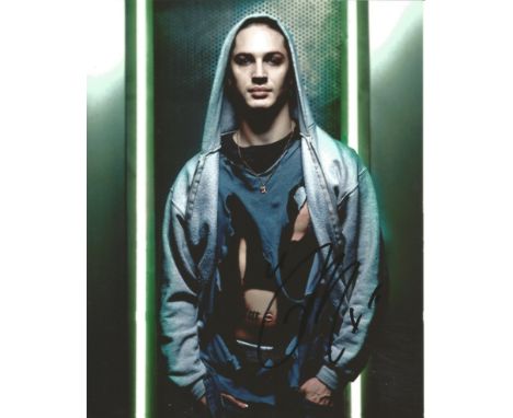 Tom Hardy signed 10 x 8 colour Photoshoot Portrait Photo, from in person collection autographed at London Premiere 2015. Goo