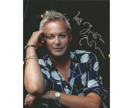  Julian Clary signed 10 x 8 colour Photoshoot Portrait Photo, from in person collection autographed at ITV Studios London 201