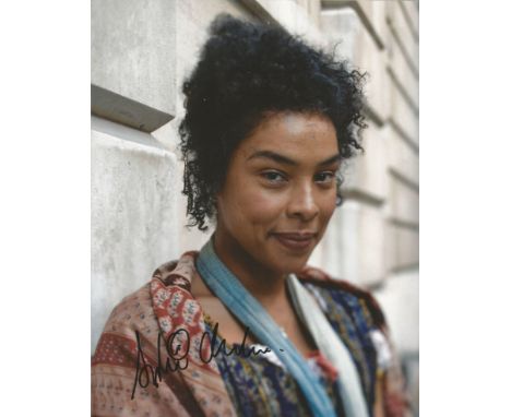  Sophie Okonedo signed 10 x 8 colour Portrait Photo, from in person collection autographed at London Premiere 2009. Good Cond