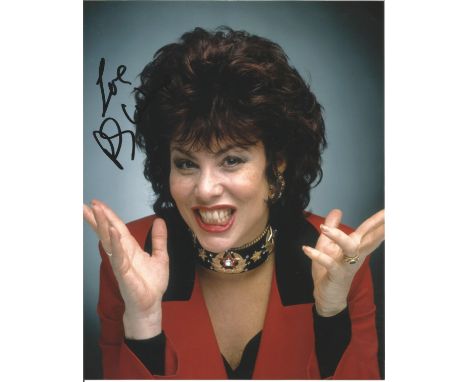  Ruby Wax signed 10 x 8 colour Photoshoot Portrait Photo, from in person collection autographed at ITV Studios London 2011. G