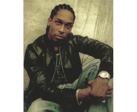  Lemar signed 10 x 8 colour Photoshoot Portrait Photo, from in person collection autographed at ITV Studios London 2010. Good