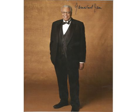 James Earl Jones signed 10 x 8 colour Photoshoot Portrait Photo, from in person collection autographed at Theatre London 2013