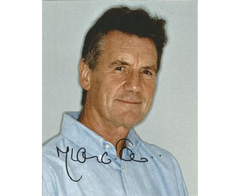  Michael Palin signed 10 x 8 colour Photoshoot Portrait Photo, from in person collection autographed at BBC Radio London 2012