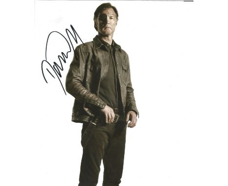  David Morrissey signed 10 x 8 colour Walking Dead Portrait Photo, from in person collection autographed at ITV Studios Londo