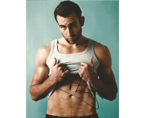  Matthew Lewis signed 10 x 8 colour Photoshoot Portrait Photo, from in person collection autographed at Theatre London 2016. 