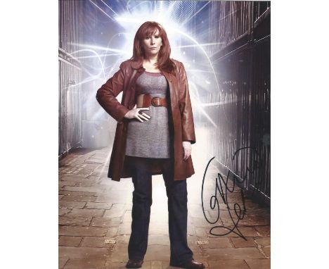  Catherine Tate signed 10 x 8 colour Doctor Who Portrait Photo, from in person collection autographed at London Theatre 2011.