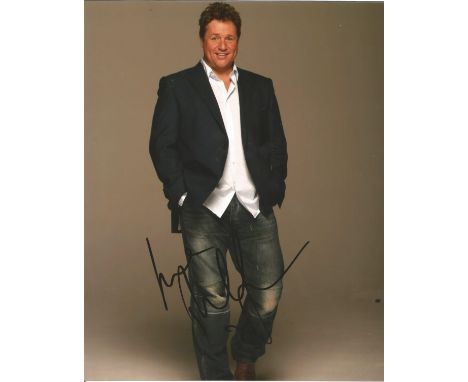  Michael Ball signed 10 x 8 colour Photoshoot Portrait Photo, from in person collection autographed at BBC Radio London 2016.