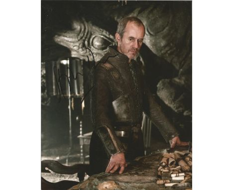 Stephen Dillane signed 10 x 8 colour Game Of Thrones Portrait Photo, from in person collection autographed at Theatre London 