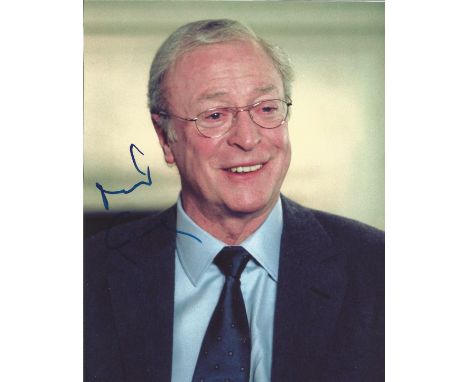  Michael Caine signed 10 x 8 colour Photoshoot Portrait Photo, from in person collection autographed at London Premiere 2006.