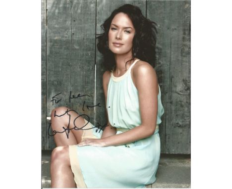  Lena Headey signed 10 x 8 colour Game Of Thrones Portrait Photo, from in person collection autographed at London Convention 