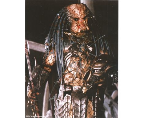  Ian Whyte signed 10 x 8 colour Predator Portrait Photo, from in person collection autographed at London Convention 2016. Goo