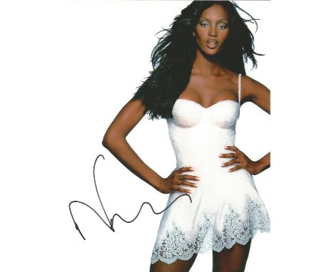  Naomi Campbell signed 10 x 8 colour Photoshoot Portrait Photo, from in person collection autographed at An Event In London 2