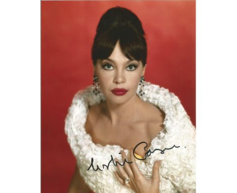  Leslie Caron signed 10 x 8 colour Photoshoot Portrait Photo, from in person collection autographed at Bfi London 2015. Good 