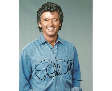 Patrick Duffy signed 10 x 8 colour Photoshoot Portrait Photo, from in person collection autographed at ITV Studios London 20