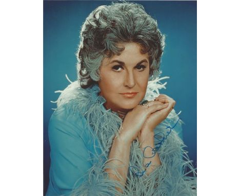  Bea Arthur signed 10 x 8 colour Maud Portrait Photo, from in person collection autographed at New York 2007. Good Condition 