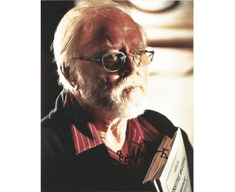  Richard Attenborough signed 10 x 8 colour Jurassic Park Portrait Photo, from in person collection autographed at An Event In