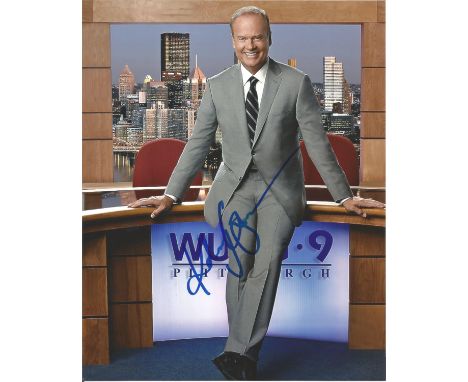  Kelsey Grammar signed 10 x 8 colour Photoshoot Portrait Photo, from in person collection autographed at New York 2014. Good 
