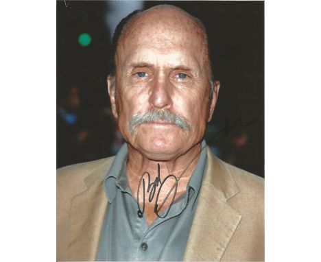  Robert Duvall signed 10 x 8 colour Portrait Photo, from in person collection autographed at New York 2014. Good Condition Es
