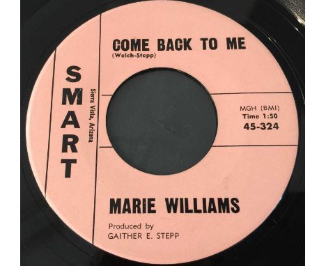 MARIE WILLIAMS - COME BACK TO ME 7" (SMART 45-324 - ORIGINAL US RECORDING). A real R&amp;B mover from Marie Williams with Com